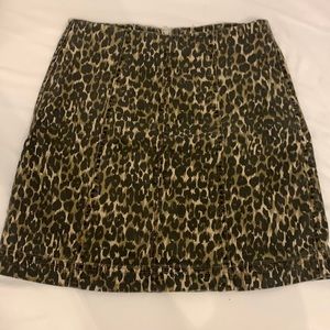 Cheetah Print Skirt